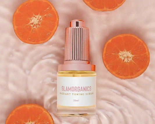 Glamorganics radiant toning serum tangerine cream